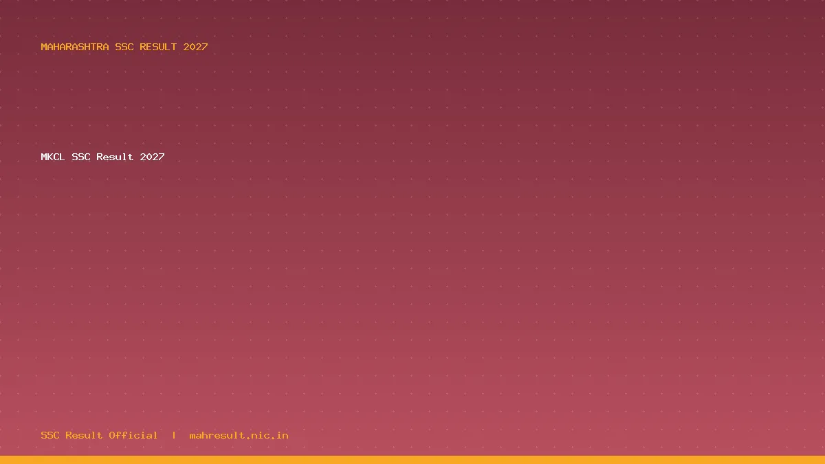 MKCL SSC Result 2027